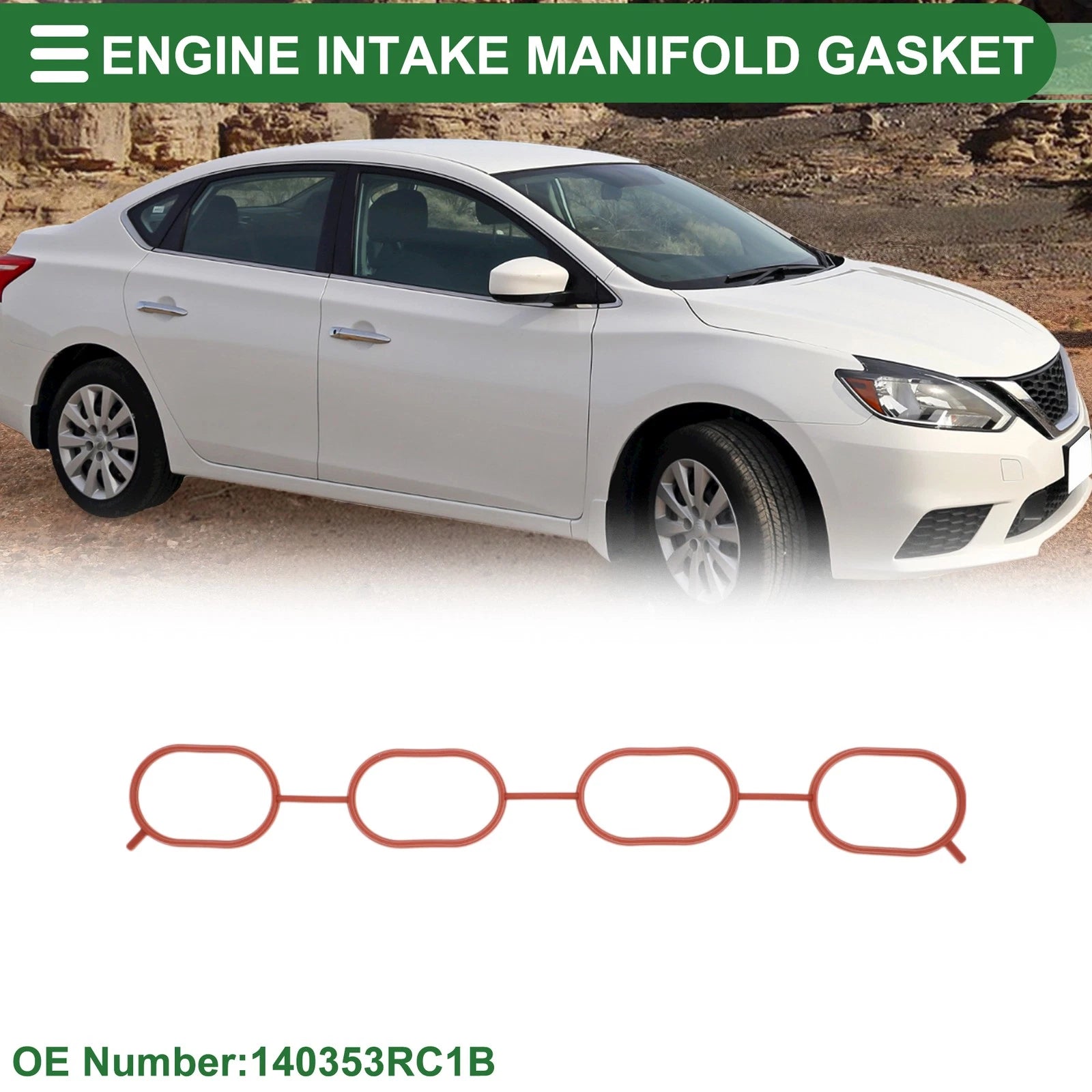 Engine Intake Manifold Gasket for Nissan Sentra (2015) No. 140353RC1B