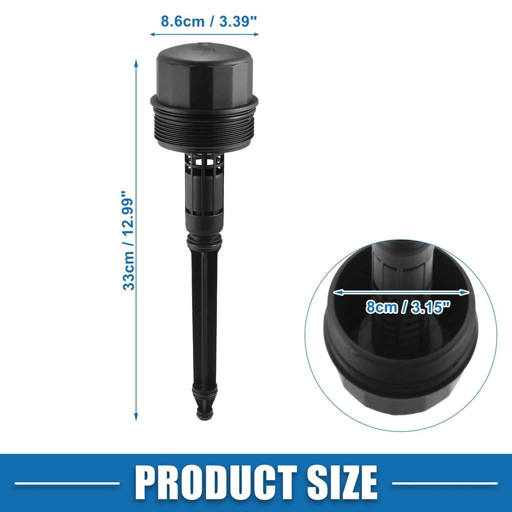 Engine Oil Filter with Housing Cap A1121800710 for Mercedes-Benz C240 C280 C320 (2001–2007)