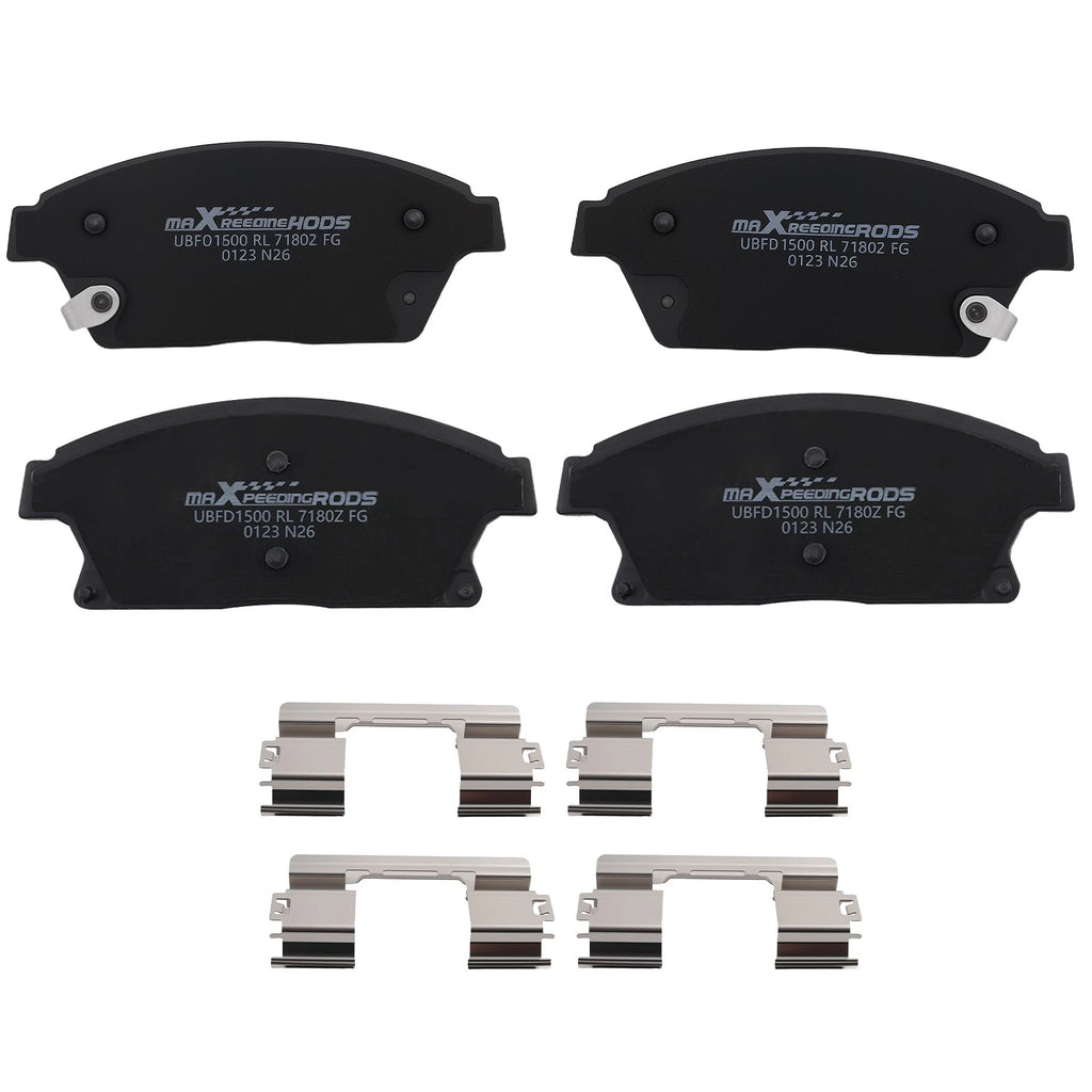 Set of 4 Front Ceramic Brake Pads for Buick Encore/Verano (2012–2017)