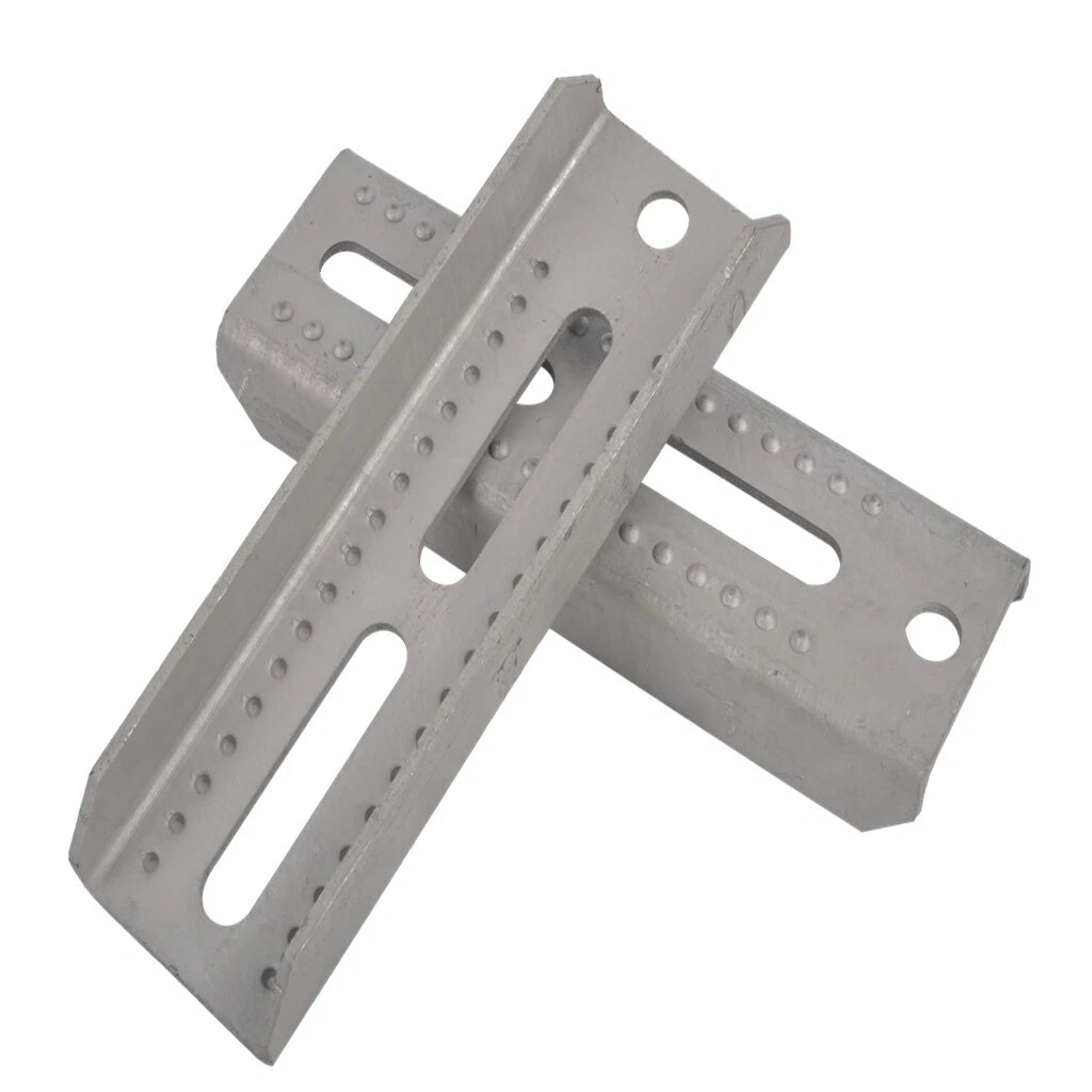Set of 4 Galvanized Swivel Top Bunk Bracket Kit for Boat Trailer (3x3)