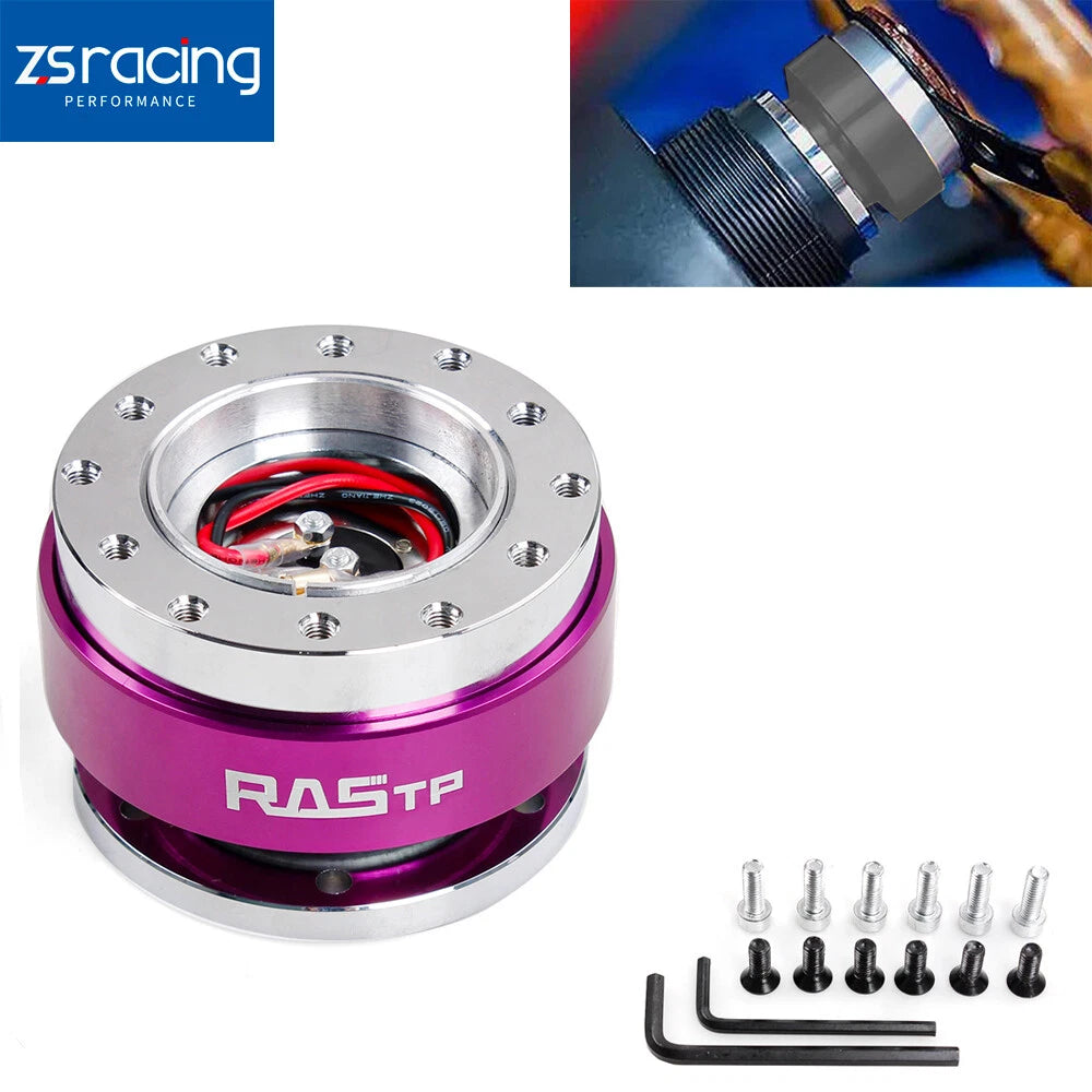 Steering Wheel Quick Release Hub Adapter Kit for Universal Cars (All Years)