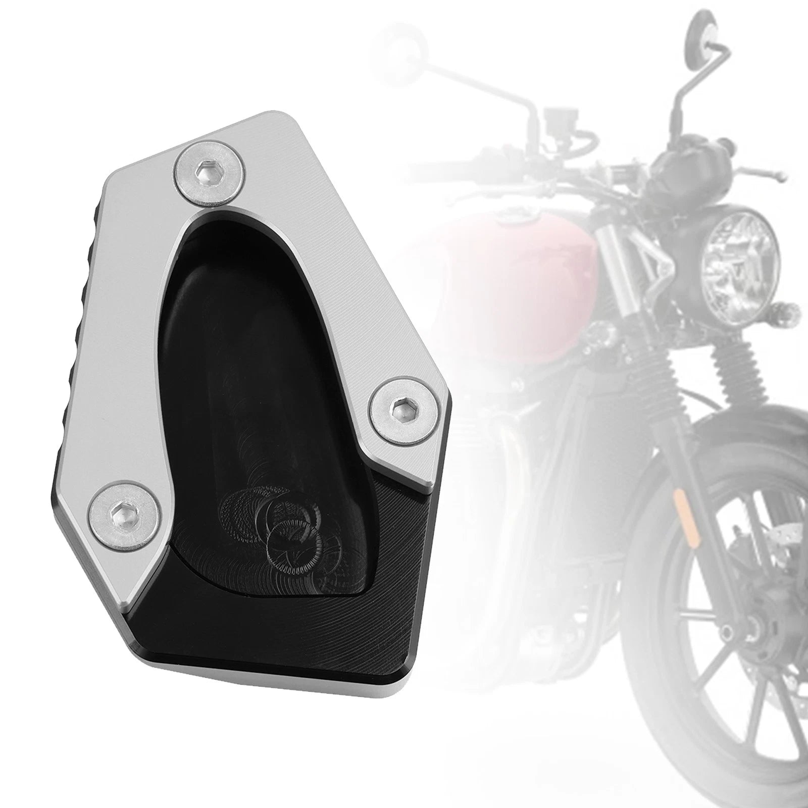 Kickstand Enlarger Plate Pad for Triumph Speed Twin 900 (2022–2023) & Street Cup 900 (2017–2018)