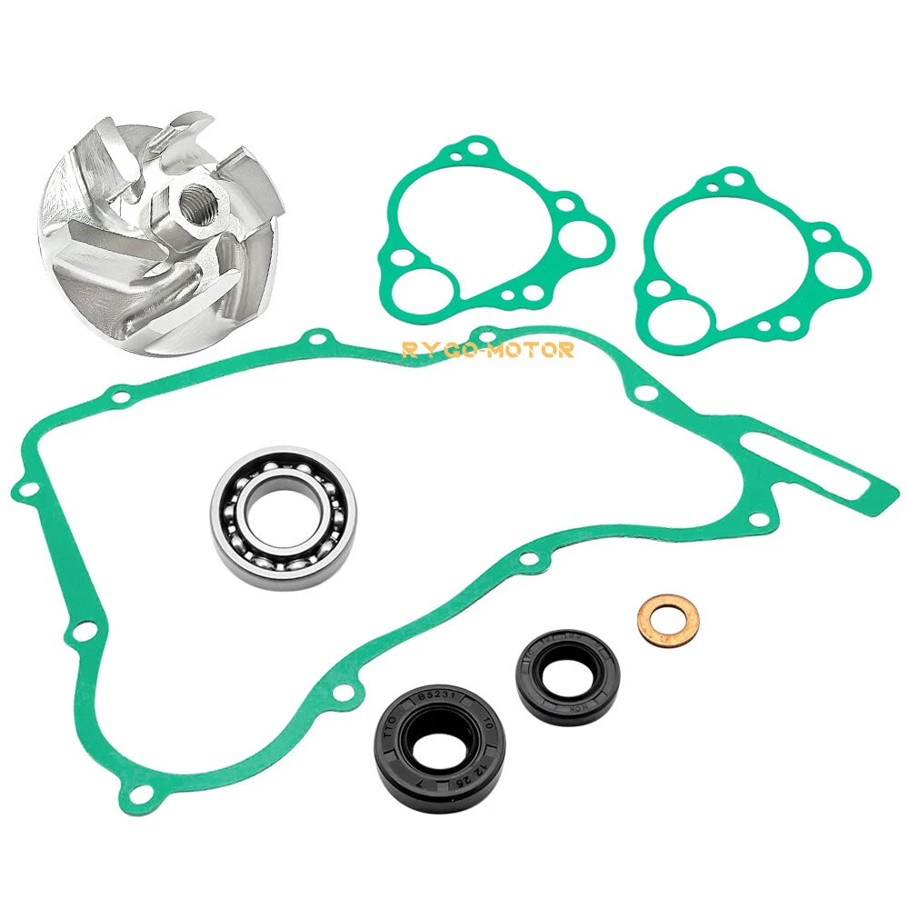 Water Pump Rebuild Kit for Honda CR125R (1990–2004) - Impeller, Bearing, Seal, Gasket