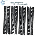 Set of 8 E-Track Tie-Down Rails for Secure Cargo Transport