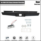 Rear Steel Bumper for Chevy Colorado GMC Canyon (2004â2012) Roll Pan