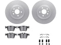 Rear Brake Pad and Rotor Kit for Jaguar E-Pace (2021–2023) DV558CK