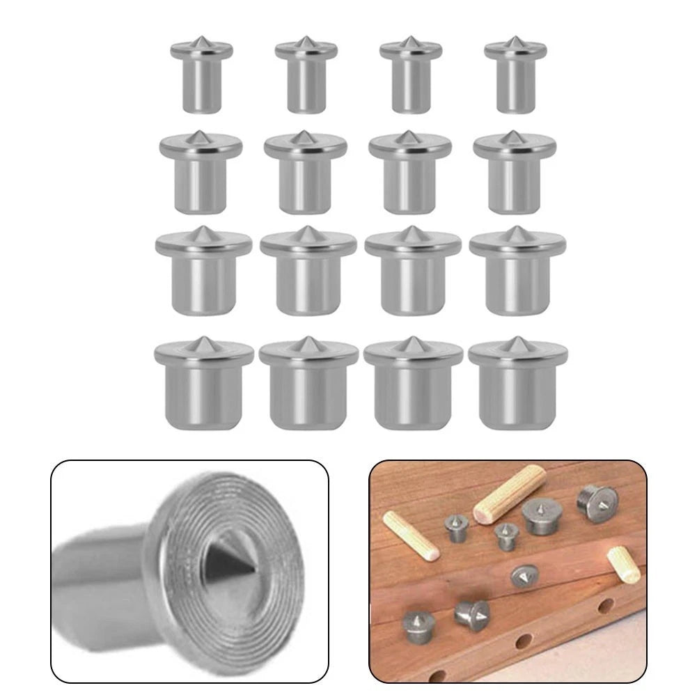 Wood Timber Marker Hole Tenon Center Set with Centre Point Pins