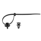 10pcs Fastener Clip Retainer with Cable Tie for Audi Skoda 