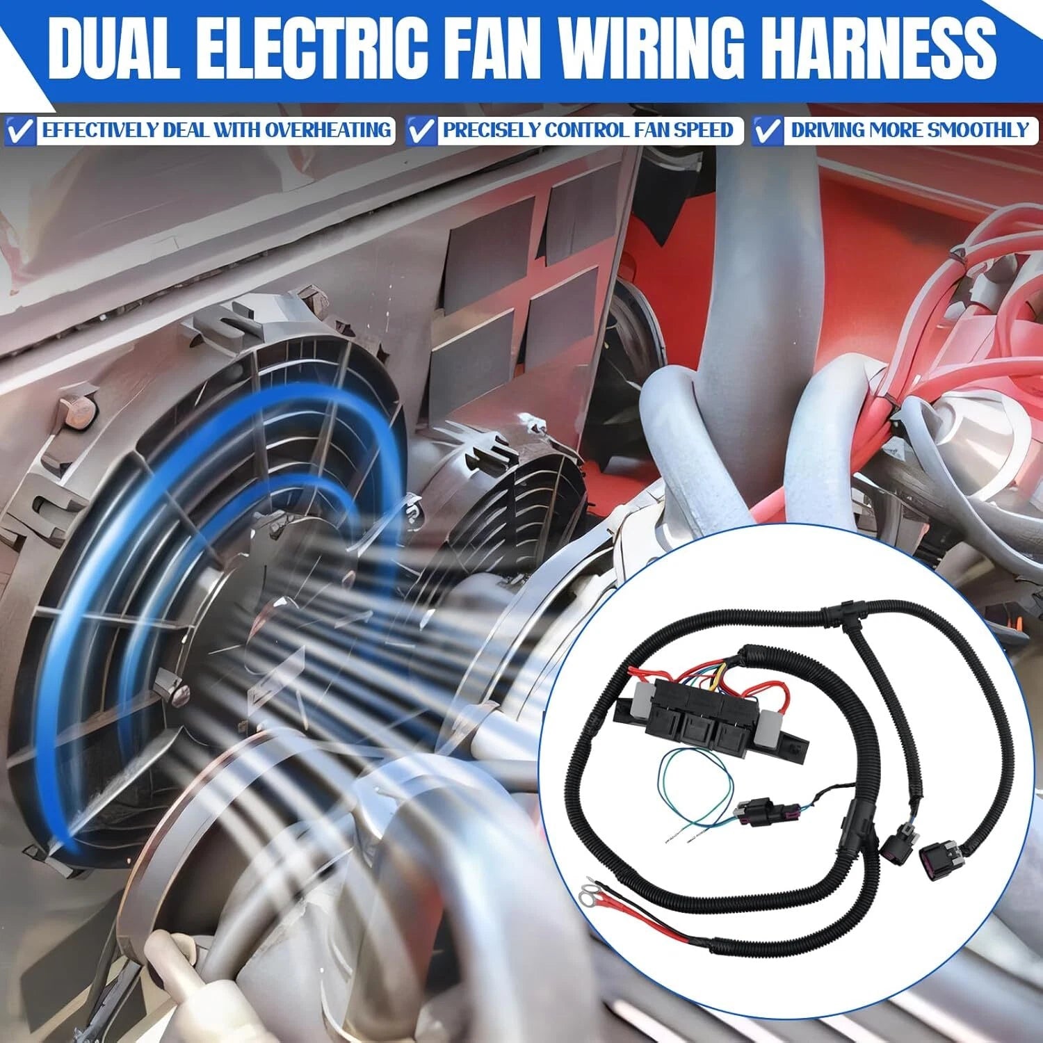 Electric Stand Fan for Chevy Silverado/Sierra/Tahoe/Yukon (2007–2014)