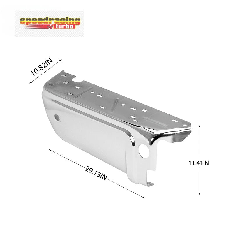 Chrome Bumper End Set for Ford F450 F550 SD (2008–2016) W/ Park