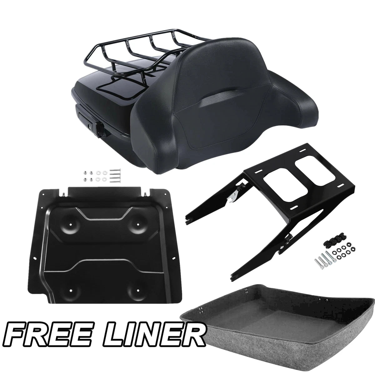 Chopped Trunk Rack Plate for Harley Sport Glide FLSB (2018–2026)