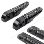 Rear Footrest Pegs Black for Street Scrambler 900 T100 (2016-2023) Pair