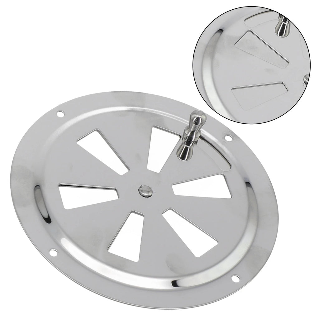 Stainless Steel Marine Air Vent for Boat (Round Louvered)