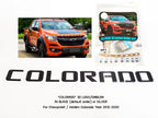 BLACK Bonnet Hood 3D Logo Emblem for Chevrolet Holden Z71 (2012-2016)