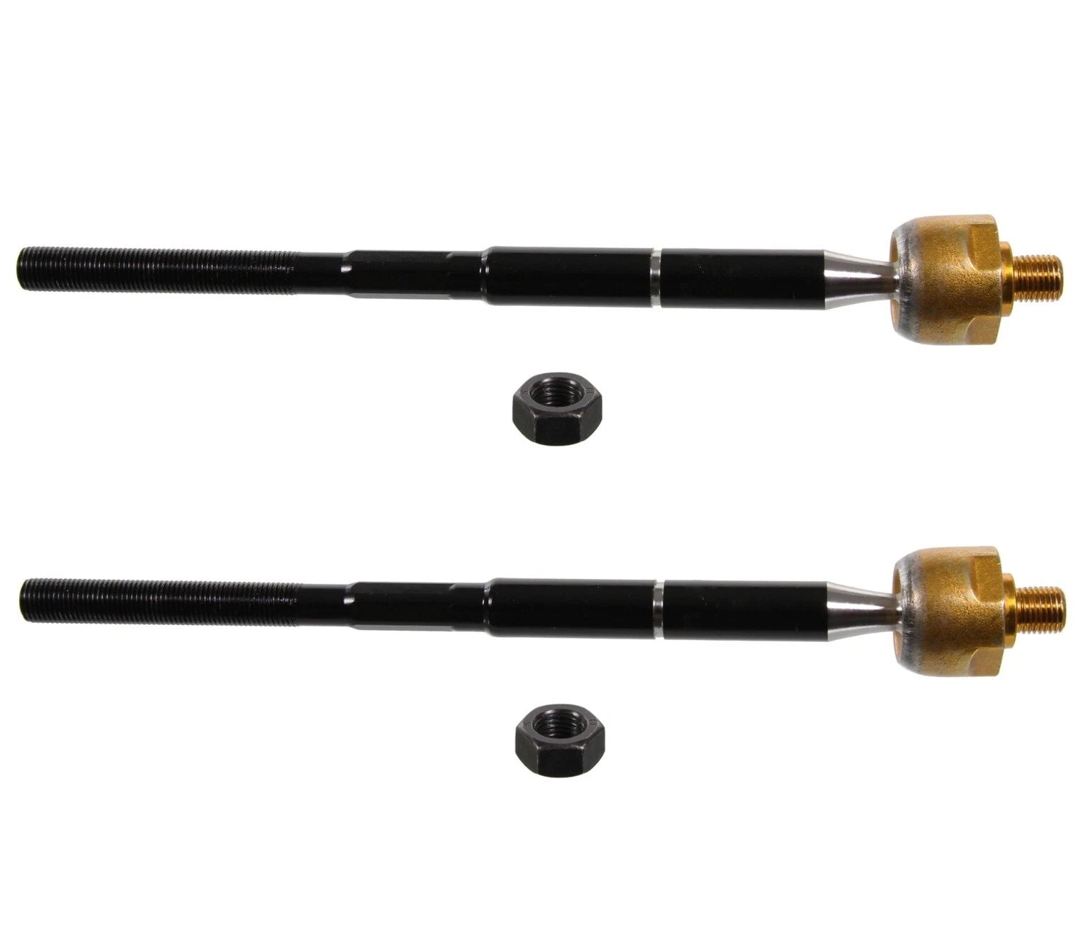 Set of 2 Inner Steering Tie Rod Ends for Dodge Caravan, Caliber, Compass, Patriot (2007–2019)