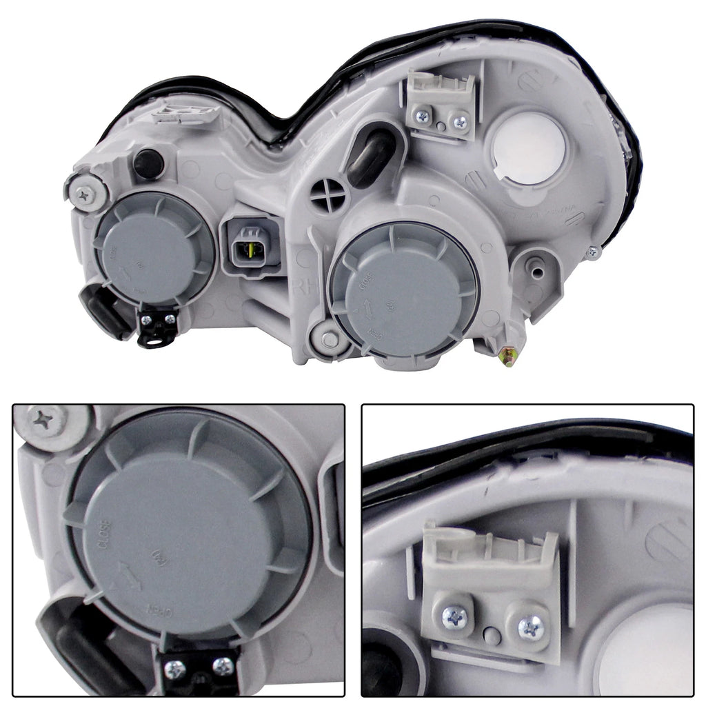 Set of 2 Headlights for Hyundai Sonata (2002–2005)