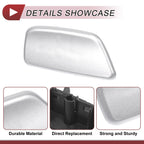 Front Right Washer Nozzle Cover Cap for Subaru Forester (2009–2012) Silver Tone
