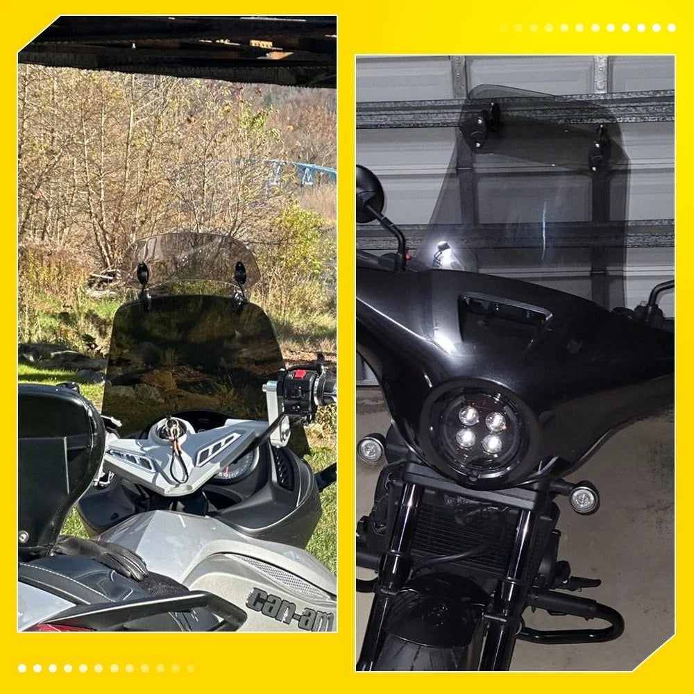 Windshield Deflector for Universal Motorcycle (All Years)