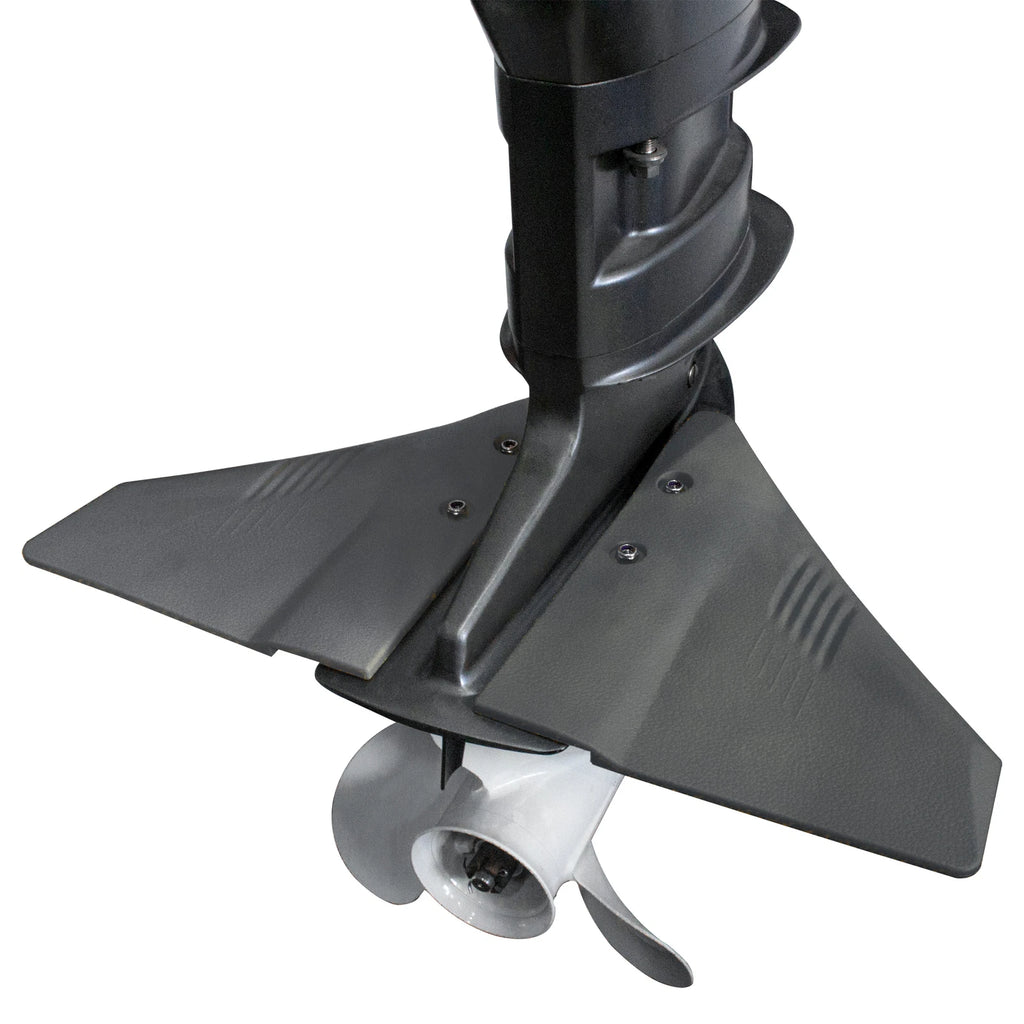 Hydrofoil Stabilizer for Marine Outboard & Sterndrive Motors (Black)