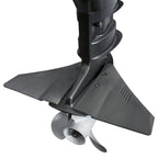 Hydrofoil Stabilizer for Marine Outboard & Sterndrive Motors (Black)