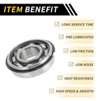 Deep Groove Ball Bearing P5 for Scooter Skateboard Wheel (12x28x8mm)