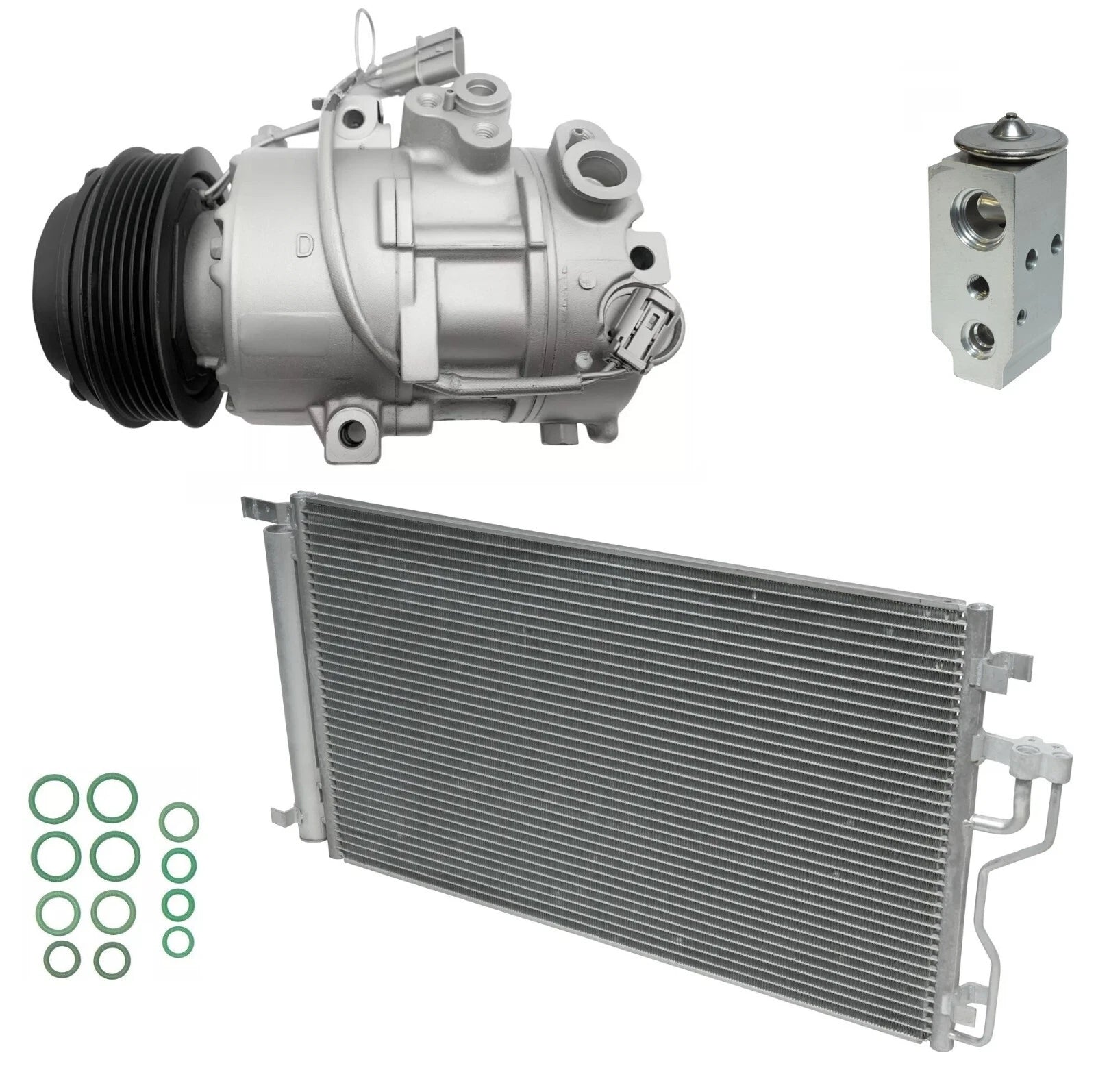 AC Compressor Kit With Condenser for Hyundai Tucson 2.0L (2015–2018)