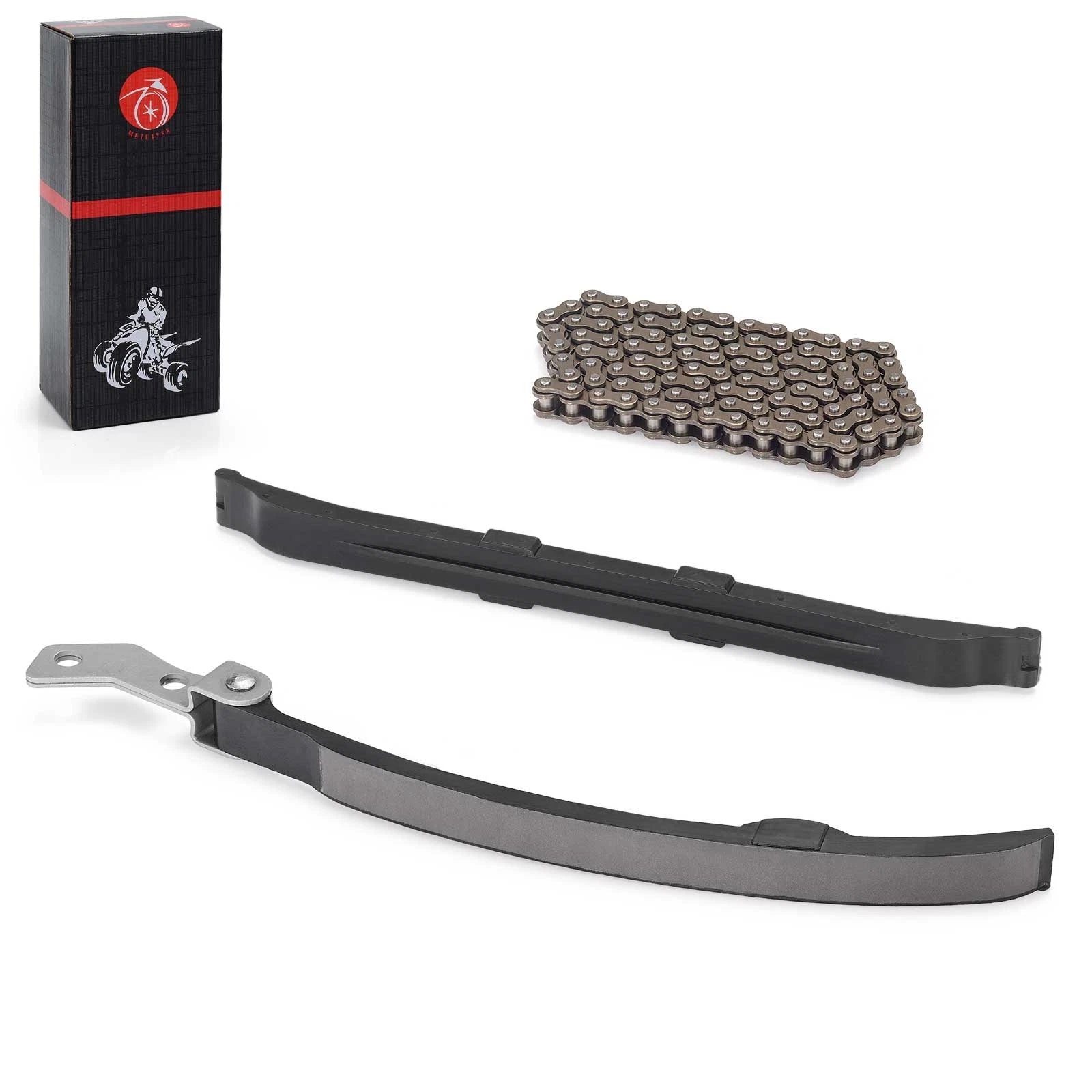 Cam Timing Chain and Guides Kit for Yamaha SR185 BW200 (1981–1988)