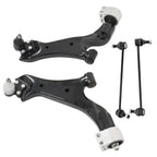Set of 4 Front Lower Control Arms Sway Bar Links for Chevy Captiva Sport (2012–2015)