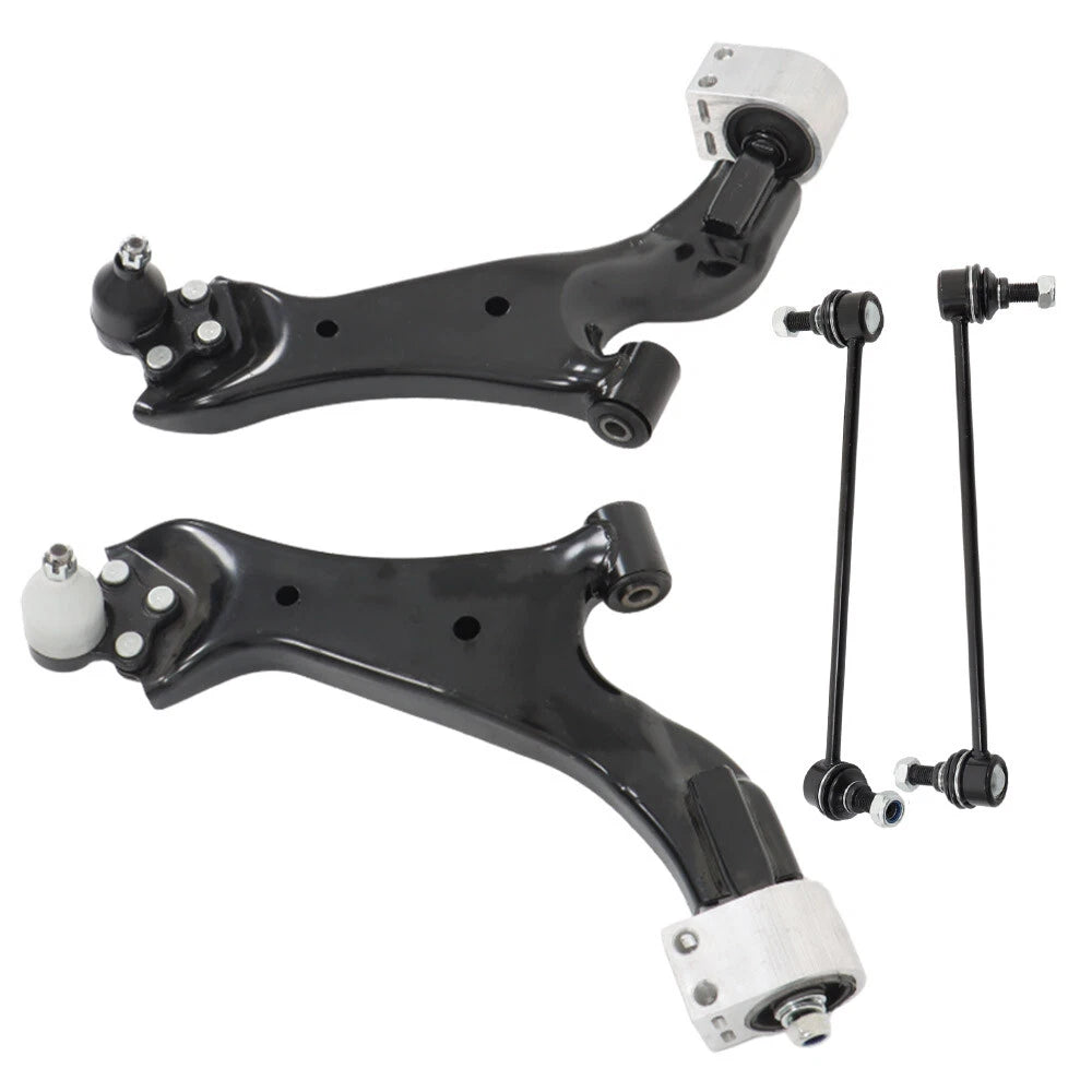 Set of 4 Front Lower Control Arms Sway Bar Links for Chevy Captiva Sport (2012–2015)