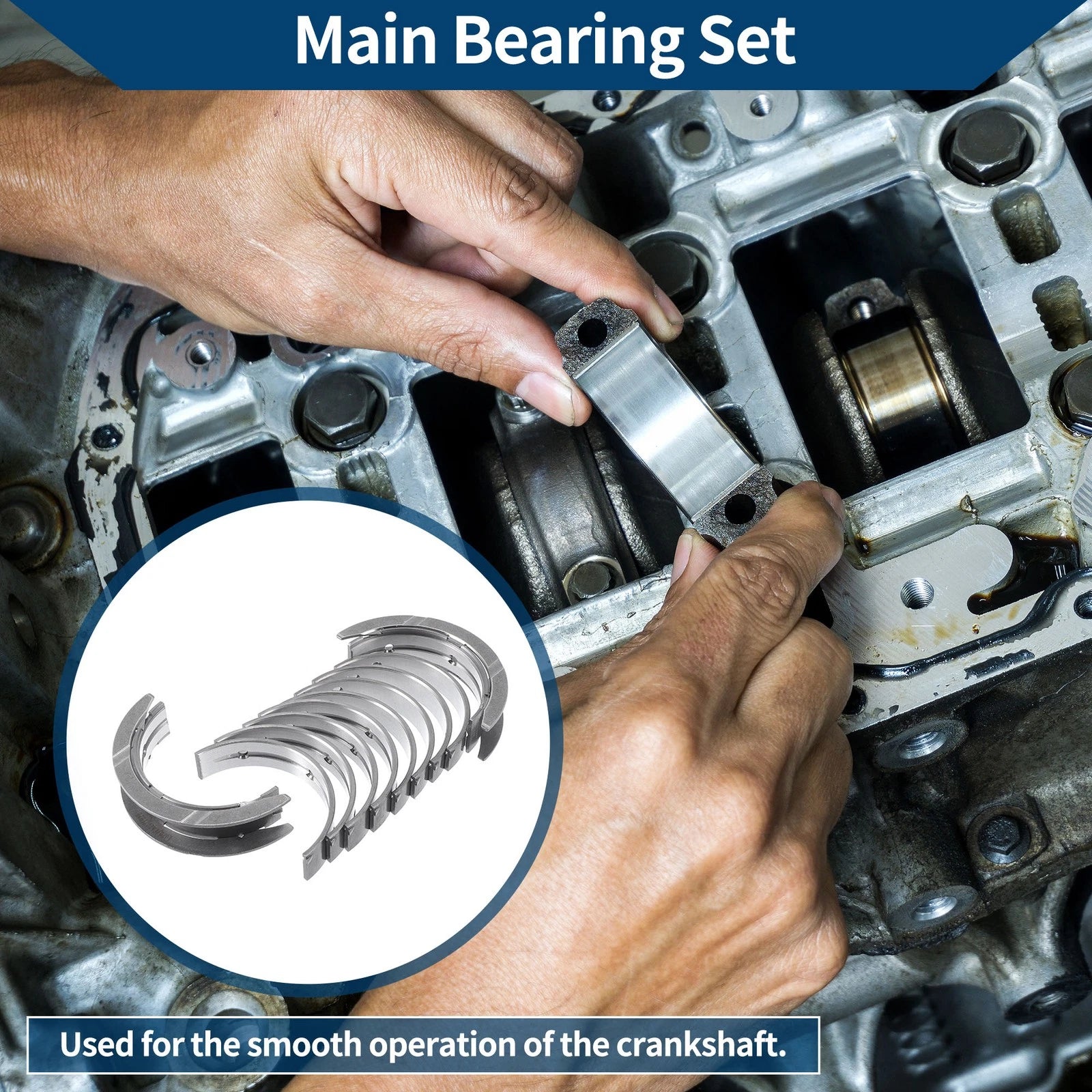 Main Bearing Set No. 12209AA650 for Subaru Forester (2012–2018)