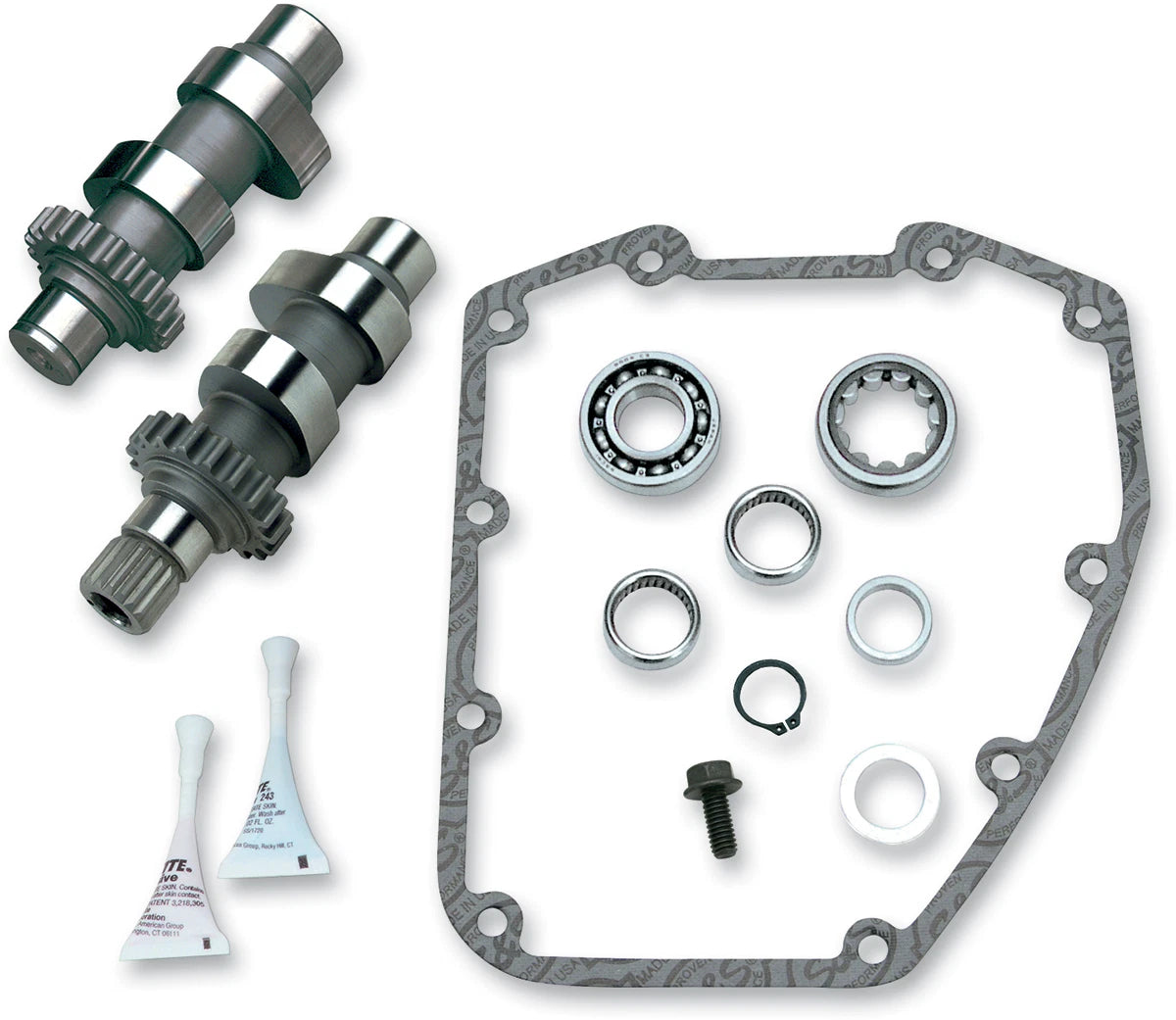 S&S Cycle Camshaft Kit for Big Twin (1999–2006) - Easy Start, 585 Chain Drive