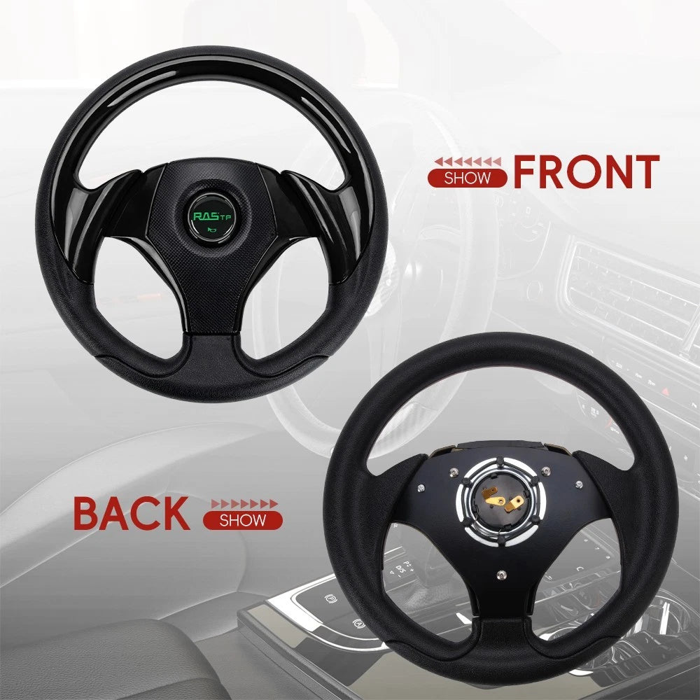 12.5" Golf Cart Steering Wheel for EZGO TXT RXV Yamaha Club Car