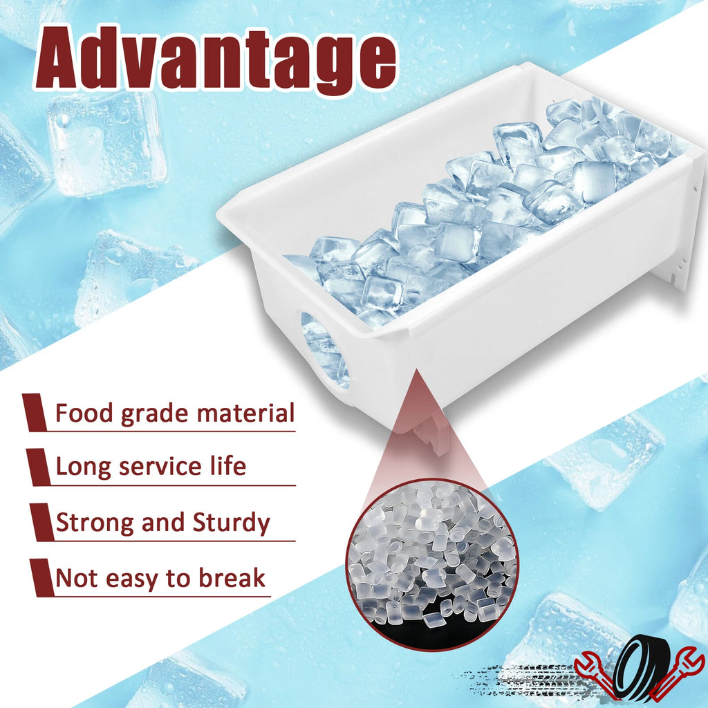 Ice Bucket Container for Whirlpool Kenmore Maytag (W10850492)