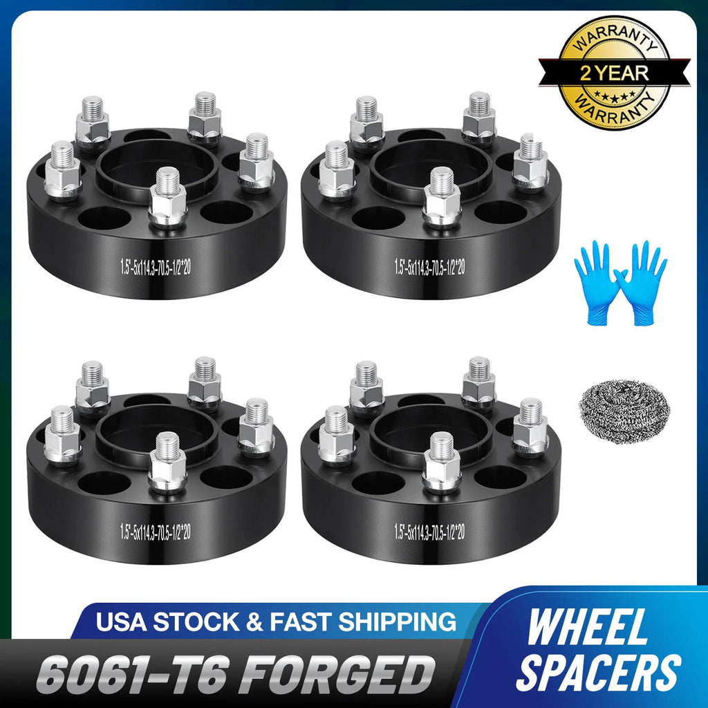 Set of 4 Hubcentric Wheel Spacers for Ford Crown Victoria (1992–2011)