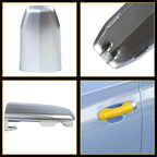 Chrome Front Door Handle Lock Cylinder Cover for Cadillac Escalade (2015–2018)