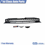 Front Badgeless Hex Mesh Grille for Volkswagen Golf GTI (2010–2014)