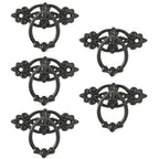 5X Black Vintage Cabinet Pulls for Door Drawer (No specific years/models)