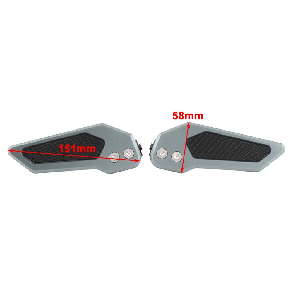 Rear Foot Pedal Footrest Passenger Footpeg for Honda ADV 150 (2018–2020) Black