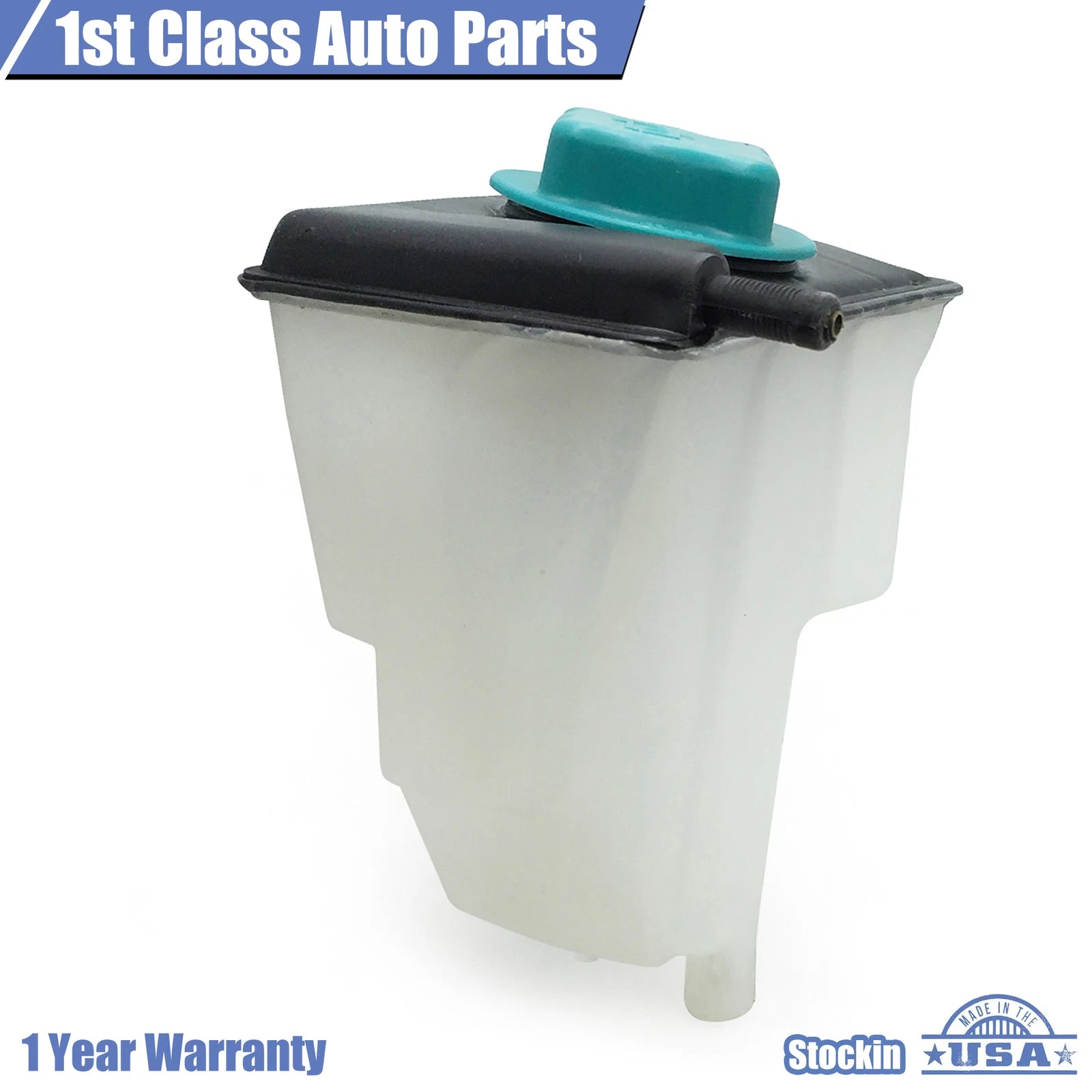 Engine Coolant Overflow Tank with Cap for Volvo S40 V40 (2000–2004)