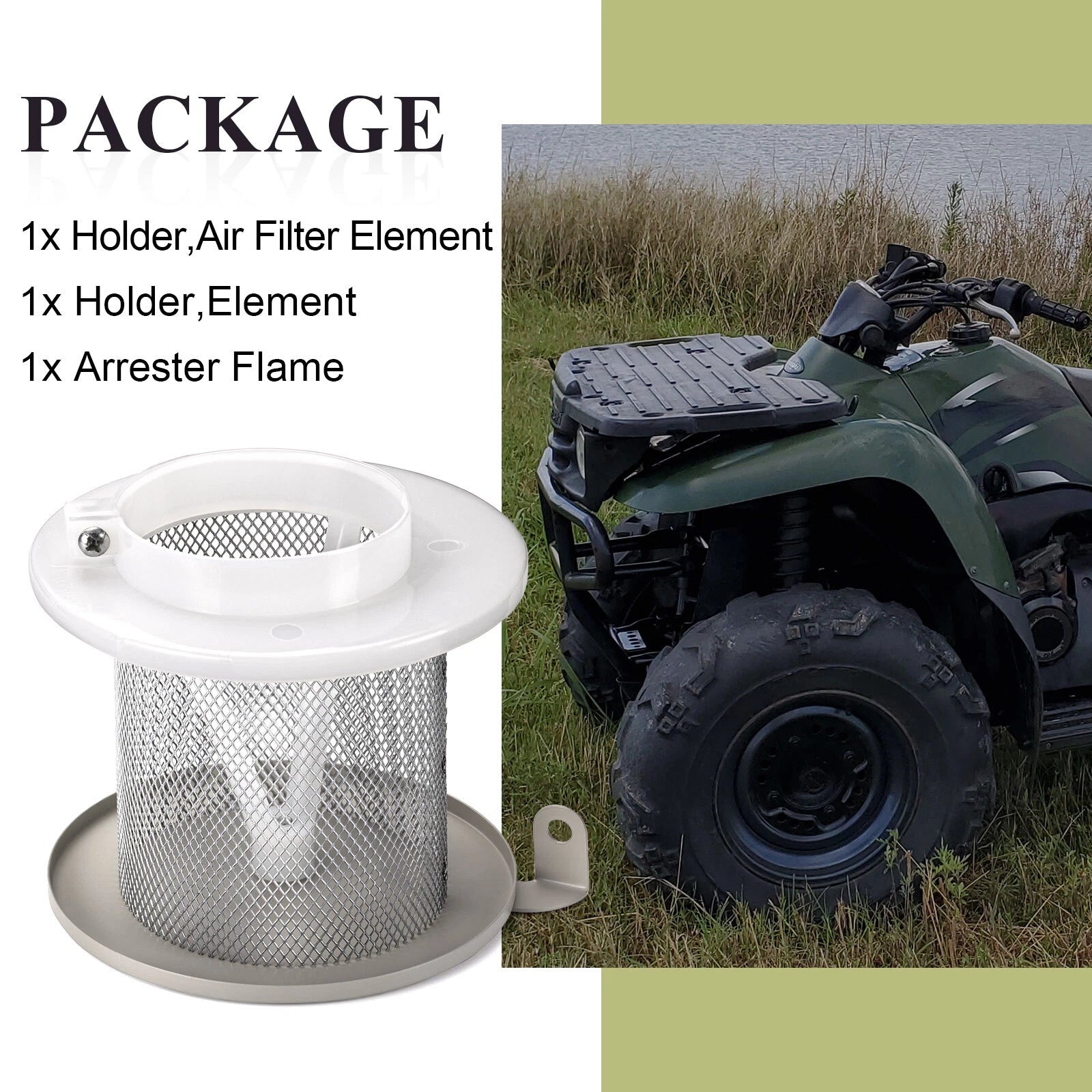 Air Filter Guide Kit for Kawasaki Bayou 300 (1989–2005) / Prairie 300 400 (1997–2002)