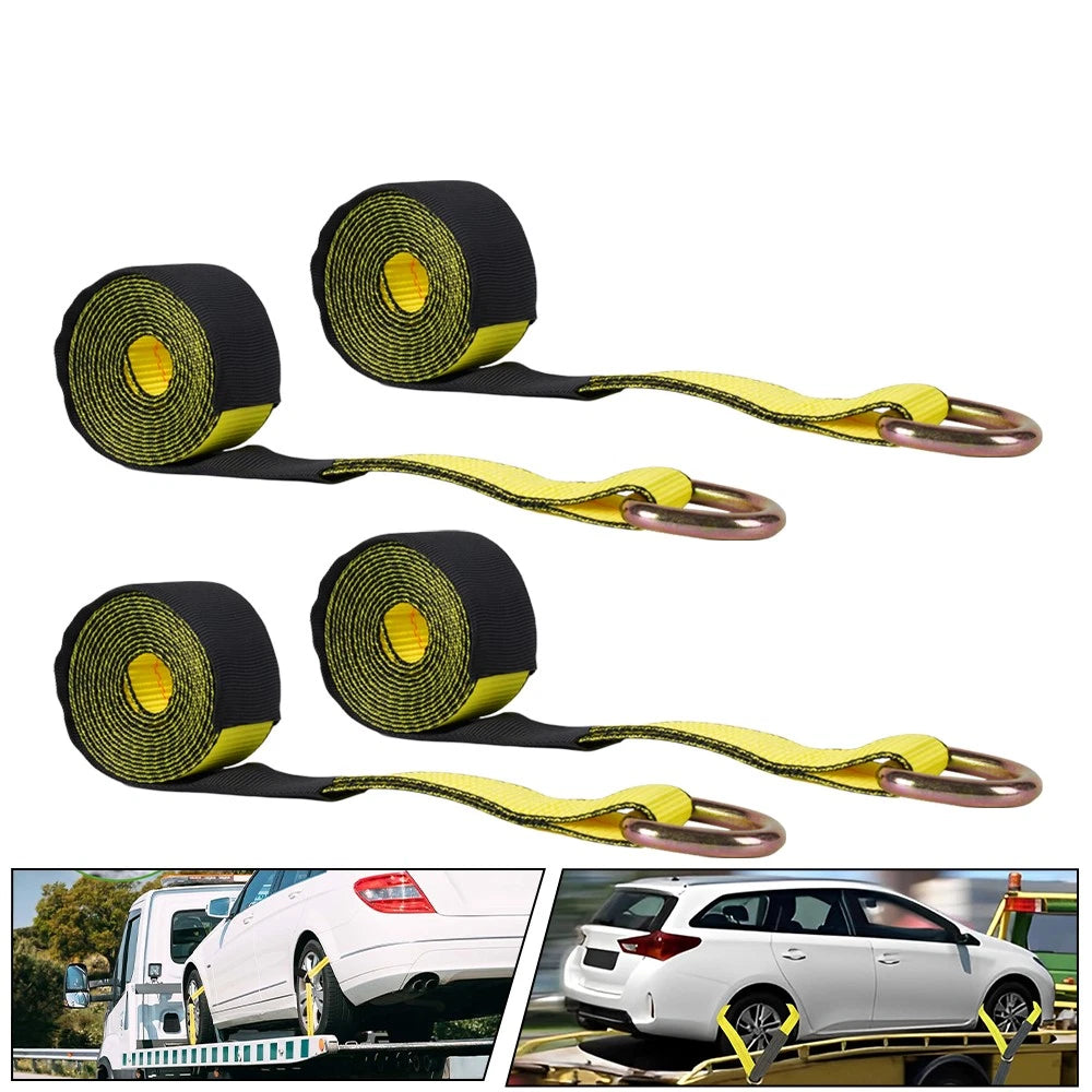 Set of 4 Axle Straps for Car Hauler Trailer