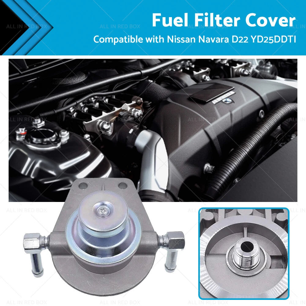 Fuel Filter Housing Primer Pump Cap for Nissan Navara D22 (2001–2015)