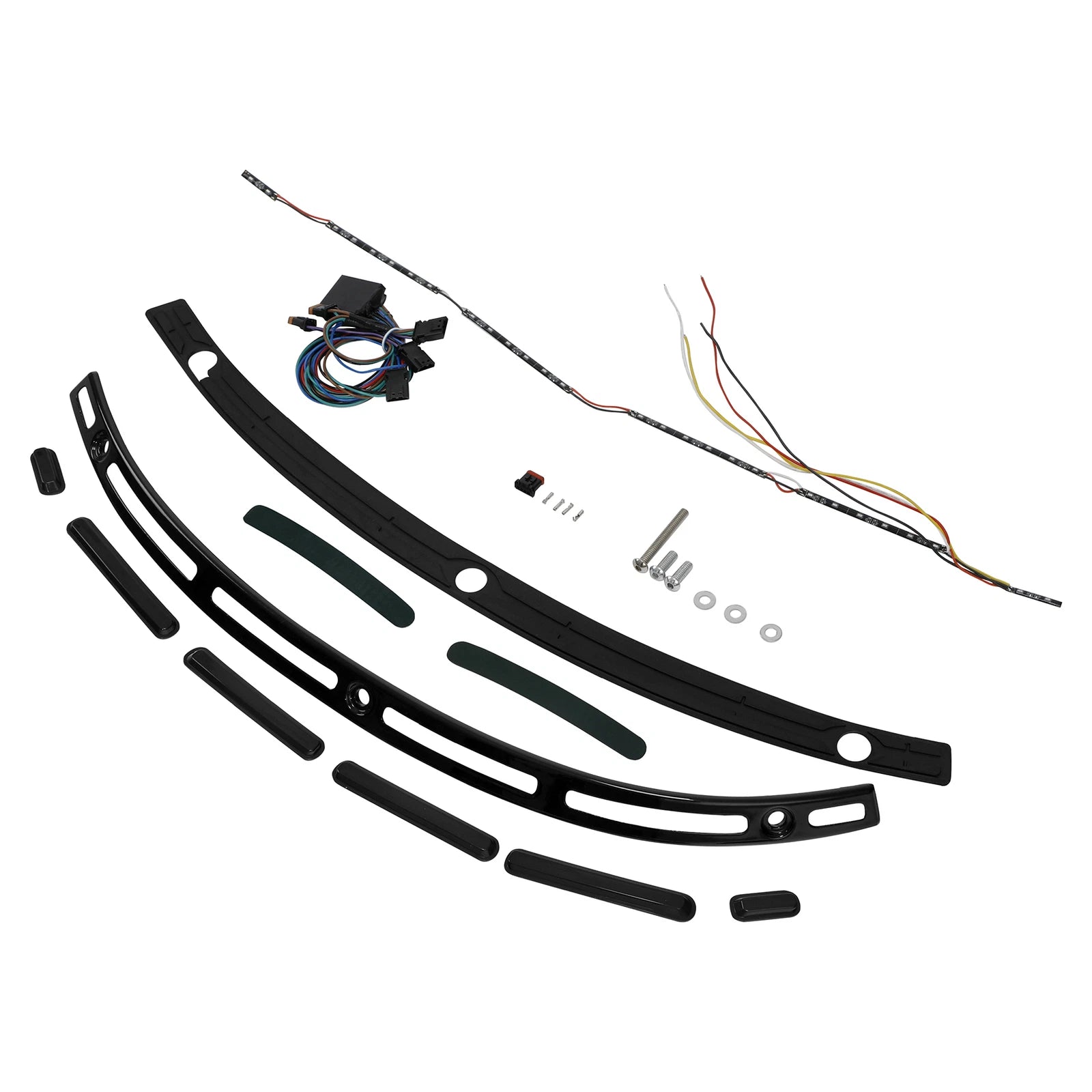 LED Windshield Trim Turn Signals for Harley Touring Street Tri Glide (2014–2023)