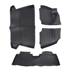 Set of 4 TPE Black Carpet Floor Mats for Chevrolet Equinox (2018–2024)
