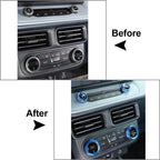 AC Headlight Switch Knob Ring for Ford Maverick (2022-2023) Blue