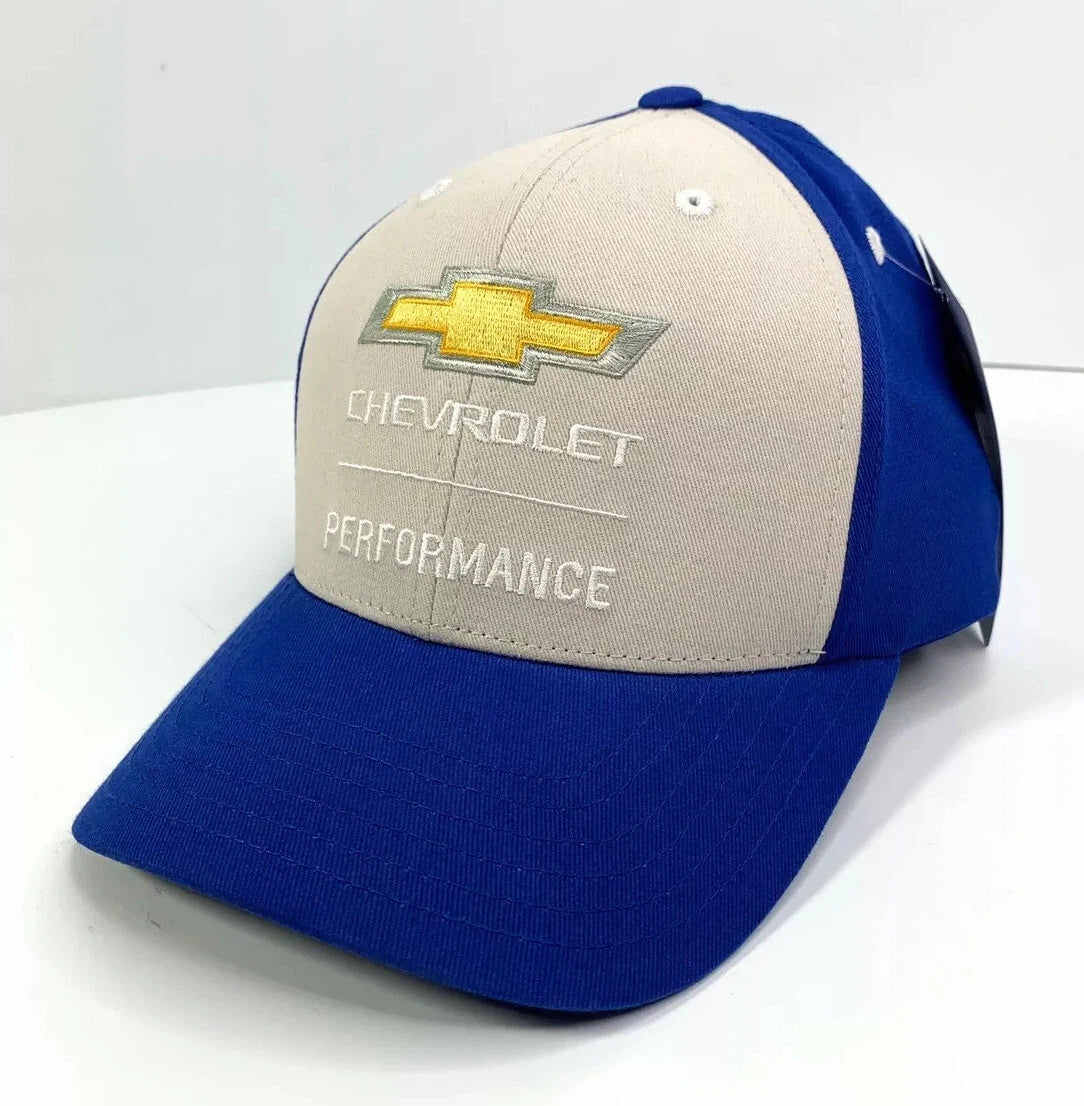 Racing Hat Cap Blue Gray for Chevrolet Performance Vehicles (All Years)