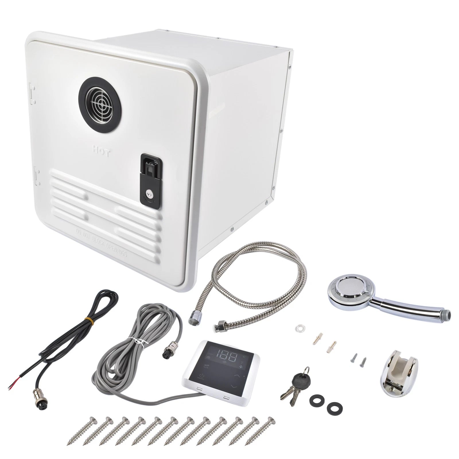 12V DC Tankless Water Heater for RV (42000 BTU)
