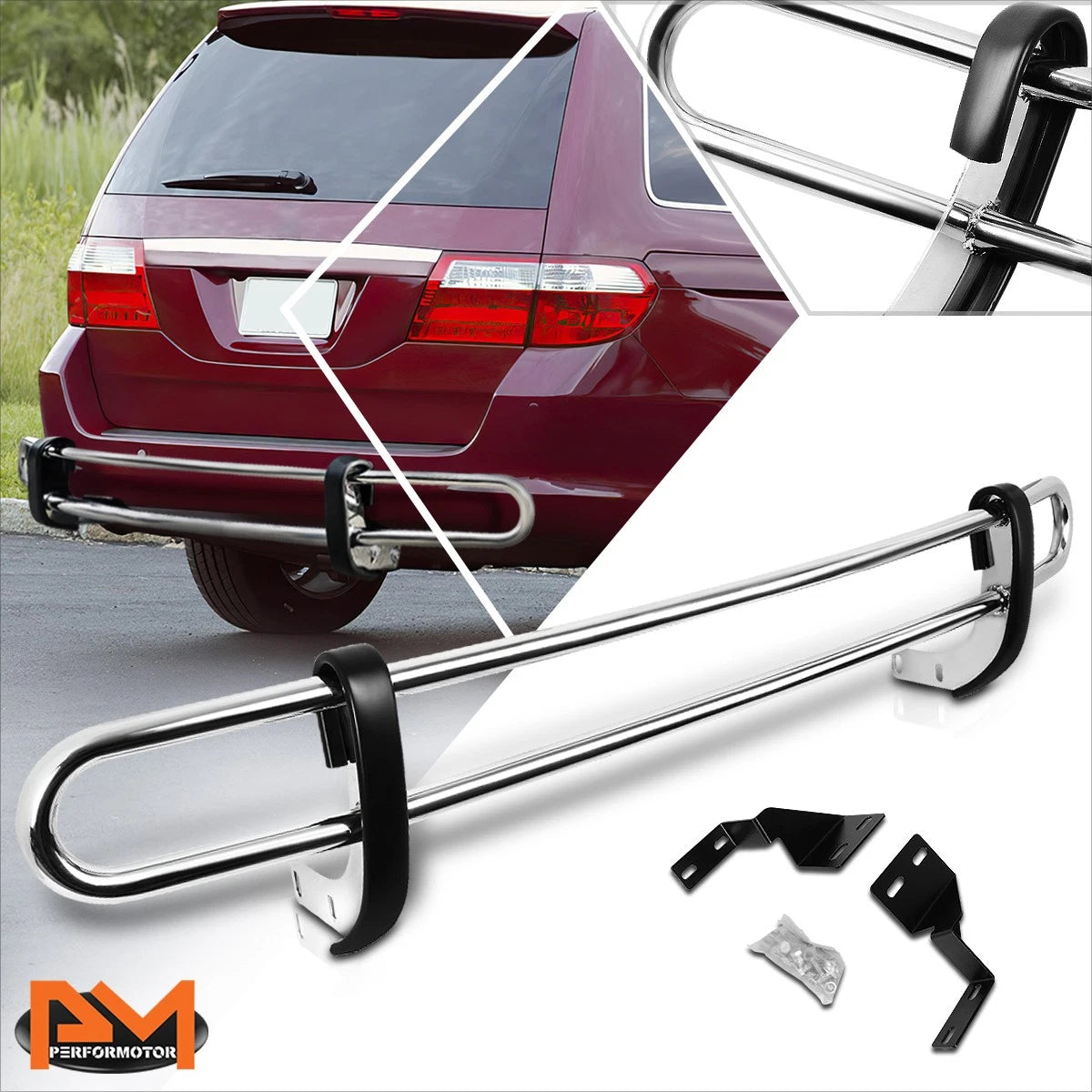 Stainless Steel Rear Bumper Protector for Honda Odyssey (2005–2010)
