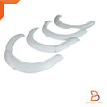 White QM1 Smooth Fender Flares for Nissan Navara D23 (2021-2023)