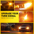 2X AUXITO BAU15S 7507 LED Turn Signal Light Bulbs for Canbus (Error Free)